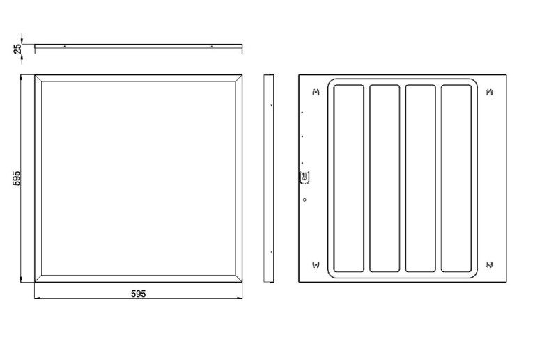 Светодиодная панель Эра SPO-1-40-6K-M [4] Б0041887