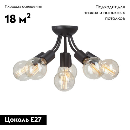 Потолочная люстра Vitaluce V3927-1/6PL