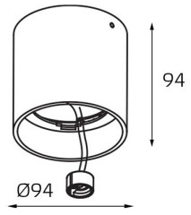 Накладной светильник Italline SKY black