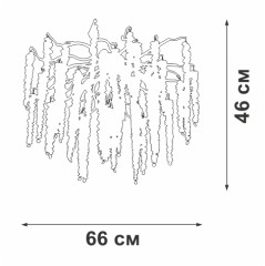 Потолочная люстра Vitaluce V28551-9/7PL