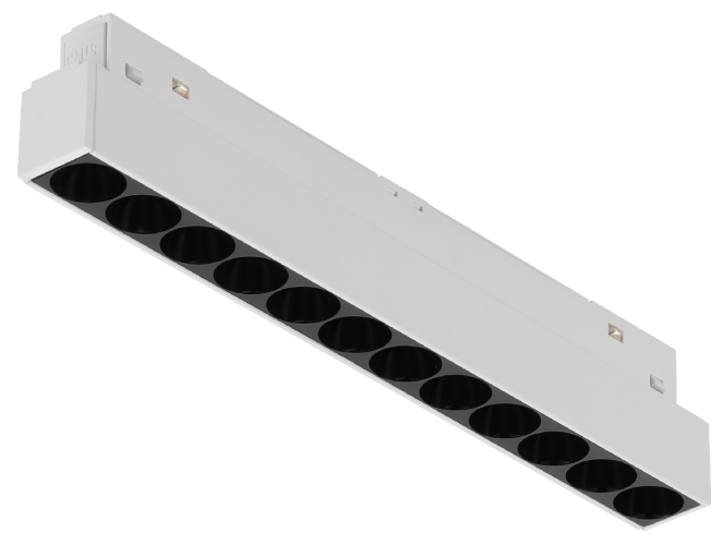 Трековый магнитный светильник iLedex Vision 4822-002-L235-12W-38DG-3000K-WH