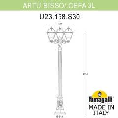 Садово-парковый светильник Fumagalli ARTU BISSO/CEFA 3L U23.158.S30.AYE27
