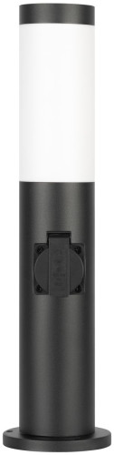 Ландшафтный светильник ЭРА Беллона GBF-103-1-BL-0450 230В Е27 IP54 черный с розеткой Б0071047