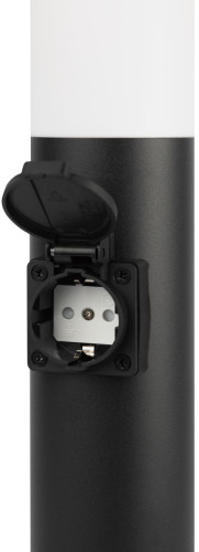 Ландшафтный светильник ЭРА Беллона GBF-103-1-BL-0450 230В Е27 IP54 черный с розеткой Б0071047