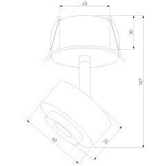 Встраиваемый спот Elektrostandard Only 4690389198564 a064253