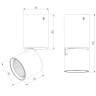Накладной спот Elektrostandard Sens 4690389197819 a063679