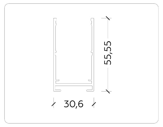 Шинопровод накладной Ambrella Light Magnetic 220V GL1006