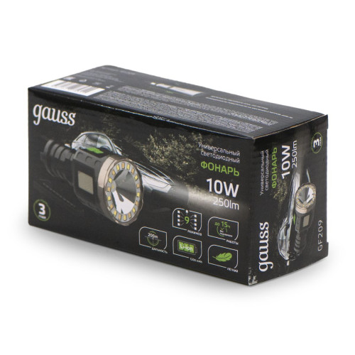 Фонарь ручной Gauss GF209