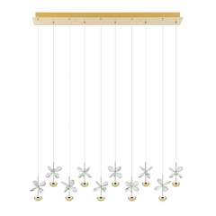 Подвесная светодиодная люстра Eglo Pianopoli 3 390314