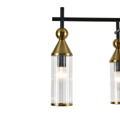 Люстра на штанге Indigo Torazzo 13037/5R Black V000527