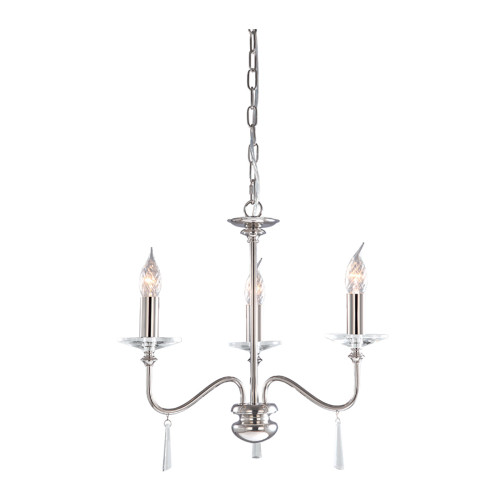 Подвесная люстра Elstead Lighting Finsbury park FP3-POL-NICKEL