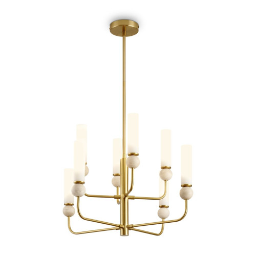 Люстра на штанге Freya Sunspot FR5482CL-08BS