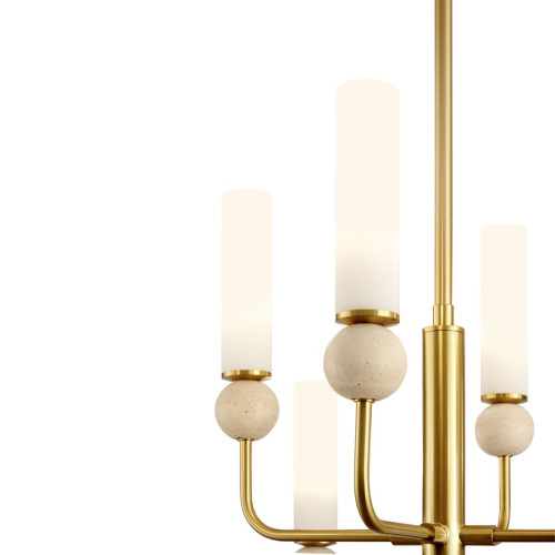 Люстра на штанге Freya Sunspot FR5482CL-08BS