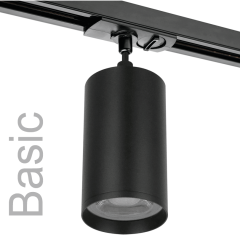 Трековый однофазный светильник Wolta Basic WTL-GU10/03B