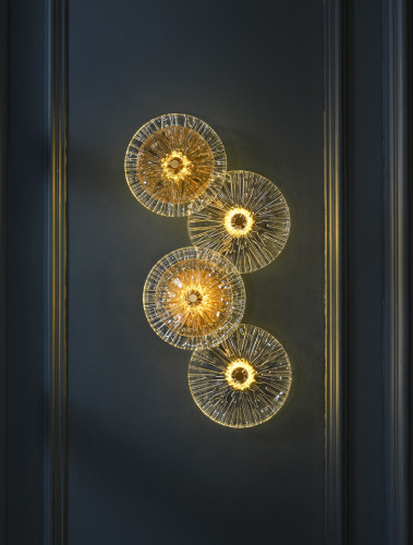 Настенный светильник Delight Collection OM2033-4 gold