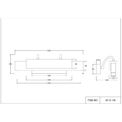 Настенный светильник Favourite Magestic 4110-1W