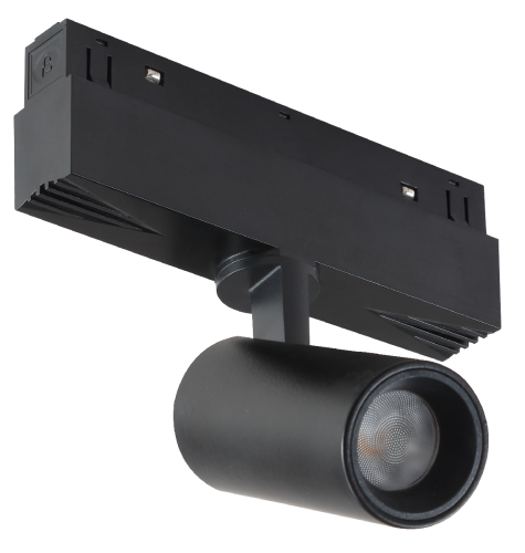 Трековый магнитный светильник iLedex Vision 4822-011-D45-8W-38DG-3000K-BK