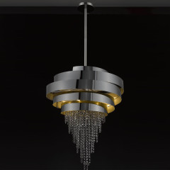 Люстра 68044 black chrome