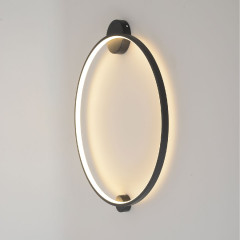Настенный светильник Crystal Lux REAL AP26W LED BLACK