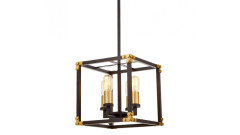 Подвесная люстра Lumina Deco Waldorf LDP 1140-4 BK+MD