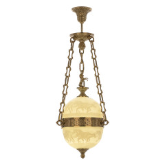 Подвесной светильник Bohemia Ivele Crystal 71000P/20 G Horse FH1S