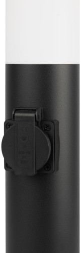 Ландшафтный светильник ЭРА Беллона GBF-103-1-BL-0650 230В Е27 IP54 черный с розеткой Б0071048