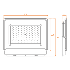 Прожектор Wolta WFL-150W/06