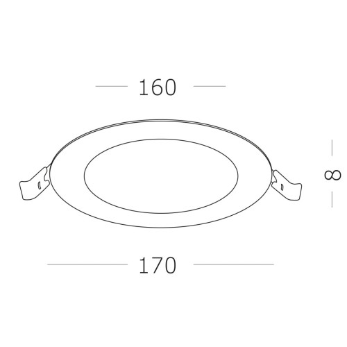 Встраиваемый светильник ST Luce ST209.548.12.1