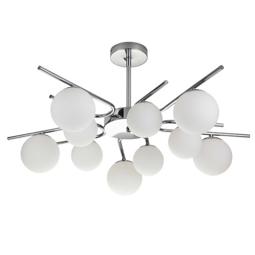 Люстра на штанге Escada Sphere 642/10P Silver
