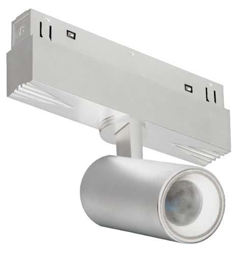 Трековый магнитный светильник iLedex Vision 4822-011-D45-8W-38DG-3000K-WH