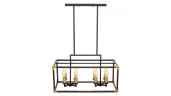 Подвесная люстра Lumina Deco Waldorf LDP 1140-8 BK+MD