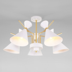 Люстра на штанге Eurosvet 70114/5 белый Smart a047641