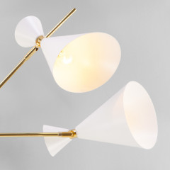 Люстра на штанге Eurosvet 70114/5 белый Smart a047641