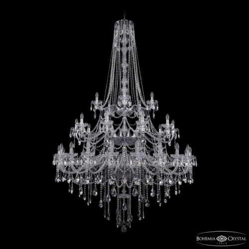 Подвесная люстра Bohemia Ivele Crystal 1415/20+10+5/530/h-231/3d Ni