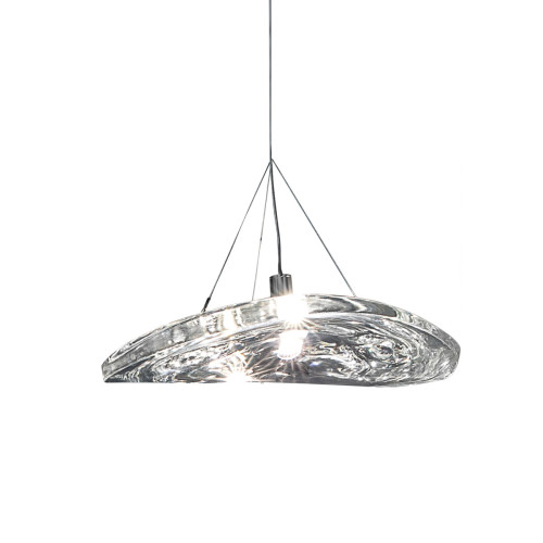 Подвесной светильник DeLight Collection Manta 2049P/D300 silver/clear