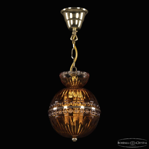 Подвесной светильник Bohemia Ivele Crystal 5480/17 G Amber/M-1G