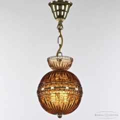 Подвесной светильник Bohemia Ivele Crystal 5480/17 G Amber/M-1G