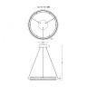 Подвесная люстра iLedex Meridian C4716-60 MBK