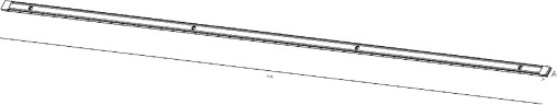 Шинопровод SWG PRO TR-SLIM-BL-2M 022064