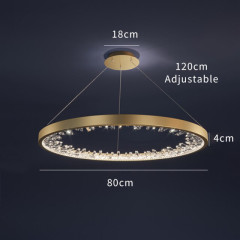 Подвесная люстра Delight Collection XD-80 gold