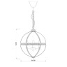 Люстра Residential 4 ant.brass
