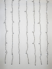 Уличная светодиодная гирлянда (UL-00003939) Uniel занавес белый ULD-C2030-240/TBK White IP67