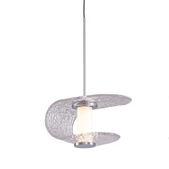 Подвесной светильник MD24020901-1A chrome/clear