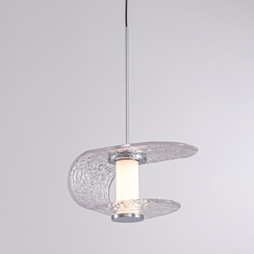 Подвесной светильник MD24020901-1A chrome/clear