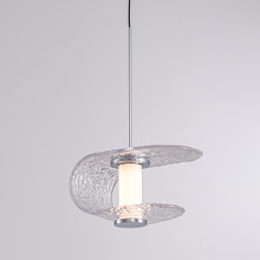 Подвесной светильник MD24020901-1A chrome/clear