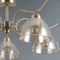 Люстра на штанге Illumico IL0733-5CSQ-25 AB AREZZO