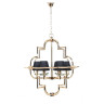 Подвесная люстра Lumina Deco Baltimore LDP 8020-6 GD+BK
