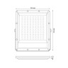 Прожектор Uniel ULF-F51D-150W/6500K IP65 200-240V GREY UL-00012760