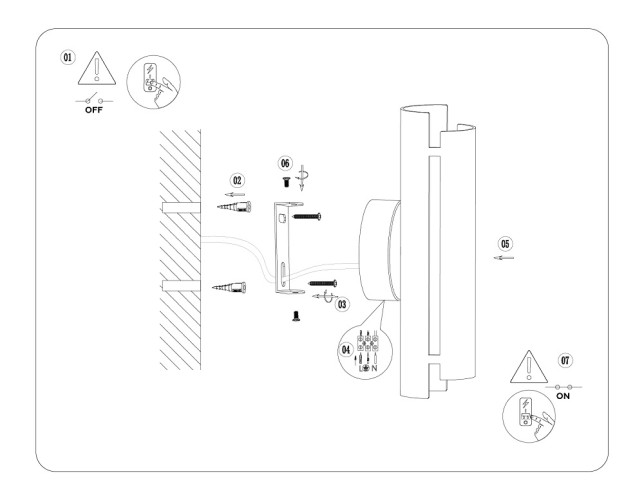 Настенный светильник Ambrella Light Techno family TN71331