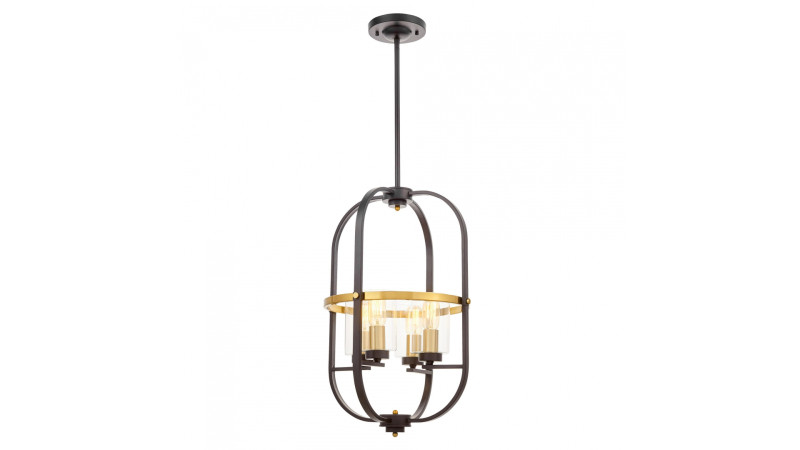 Подвесная люстра Lumina Deco Monterey LDP 1141-4 BK+MD